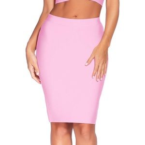 Pink bandage skirt